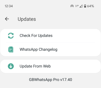GBWhatsApp Updates Check